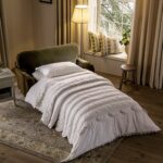 Grey Velvet 3-Seater Chesterfield Sofa Bed for Elegant Indian Living Rooms - Image 10