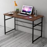 Walnut Computer Desk for Home Office – Compact 100×50×72 cm Study & Work Table