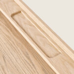 Natural White Oak Finished Wooden Study Desk for Home Office & Students - Image 6