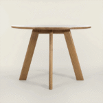 Solid Wood Circular Dining Table - Image 4