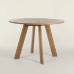 Solid Wood Circular Dining Table - Image 2