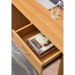 Colour Computer Desk with Drawer – Modern Home Office Study Table - Image 5