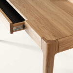 Heritage White Oak Solid Wood Study & Work Desk - Image 3