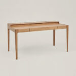 Heritage White Oak Solid Wood Study & Work Desk - Image 4