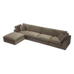 VelvetEase 4-Piece Modular Chaise Sofa Set - Image 5
