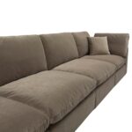 VelvetForm 4-Piece Modular Sofa Set - Image 6