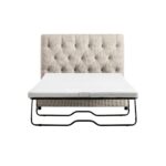 Green Velvet 3-Seater Chesterfield Sofa Bed for Classic Indian Living Rooms - Image 10