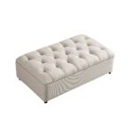 Green Velvet 3-Seater Chesterfield Sofa Bed for Classic Indian Living Rooms - Image 7