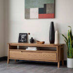 Solid Wood Media Console for Living Rooms