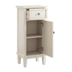 Whitewashed Carved Bathroom Cupboard - Image 11