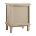 Whitewashed Carved 2-Drawer Bedside Table - Image 7