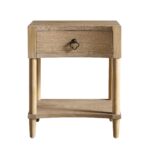 Natural 1-Drawer Bedside Table - Image 5