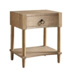 Natural 1-Drawer Bedside Table - Image 6