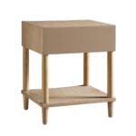 Natural 1-Drawer Bedside Table - Image 3