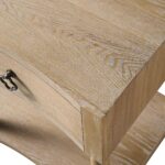 Natural 1-Drawer Bedside Table - Image 9