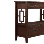 Multi-Functional Pine Wood Console Table for Entryways, Living Rooms and Work Corners - Image 3