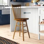 Sheesham Wood Swivel Counter Stool
