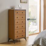 6 Drawer Storage Dresser with Heavy-Duty Steel Frame