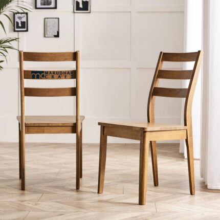 Solid Wood Dining Chairs Set of 2