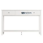 Fluted Console Table with Three Drawers for Elegant Home Storage - Image 2