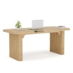 Premium Solid Wood Executive Study Table - Image 2