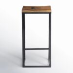 Modern Bar Stools with Sturdy Metal Frame for Kitchen Counters and Home Bar Areas - Image 2