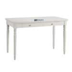 Study Table with Drawer – Classic White - Image 4