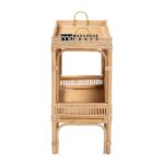 Modern Bohemian Rattan Console Table with Natural Handcrafted Appeal - Image 2