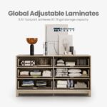 55-Inch Wide 6-Drawer Double Dresser for Bedroom Storage, Clothes Organisation & Home Furniture Setup - Image 6