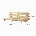 Minimal Zen Low-Height Wooden Platform Bed - Image 5