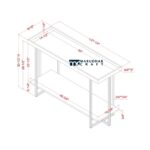 Wooden Console Table for Entryway and Living Room Interiors - Image 6