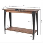 Solid Wood Console Table for Entryway and Living Room Spaces - Image 3