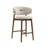 Solid Sheesham Wood Bar Stool for Kitchen Counter - Image 9