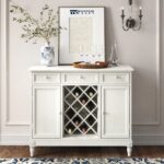 Solid Wood Bar Cabinet with Spacious Storage for Home Bar - Image 5