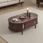 Wooden Coffee Table for Living Room with Simple Classic Design