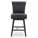 Handcrafted Sheesham Wood Bar Stools for Kitchen Counters and Home Bar Spaces - Image 7