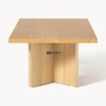 wooden coffee table - Ash wood - Image 4