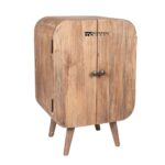 Solid Wood Accent Bar Cabinet with Stylish Storage for Home - Image 4