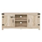 2 Door TV Stand with Spacious Storage for TVs up to 65 Inches - Image 5