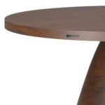 Solid Wood Coffee Table in Dark Brown Finish for Living Room - Image 2