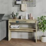 Engineered Wood Console Table with Compact Storage for Modern Homes