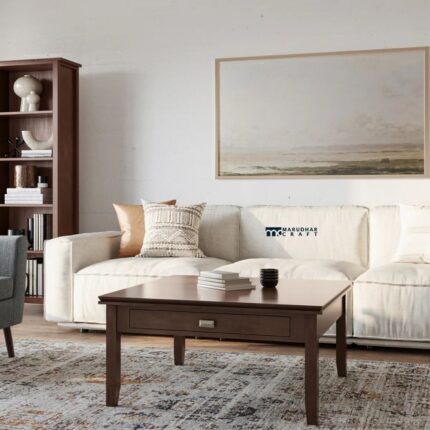 Lift Top Coffee Table with Hidden Storage for Living Room