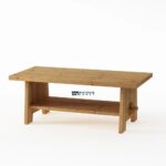 Solid Fir Wood Coffee Table with Traditional Mortise Tenon Joinery - Image 3