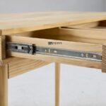 Solid Wood Study Table with 3 Drawers - Image 4