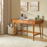Solid Wood Study Table with 3 Drawers – Modern Home & Office Writing Desk