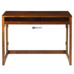 Wood Study Table with Keyboard Shelf - Image 5