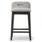 Upholstered Bar and Counter Stool Set of Two - Image 3