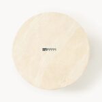 Large Round Centre Table with Premium Travertine Finish - Image 6