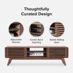 Solid Wood TV Stand with Strong Build and Timeless Design - Image 7