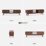 Solid Wood TV Stand with Strong Build and Timeless Design - Image 8